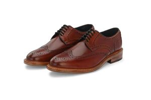 Handmade brogue shoes by Flying Hawk Company