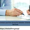 Contact Law Firm Group for Solution- Oriented Services