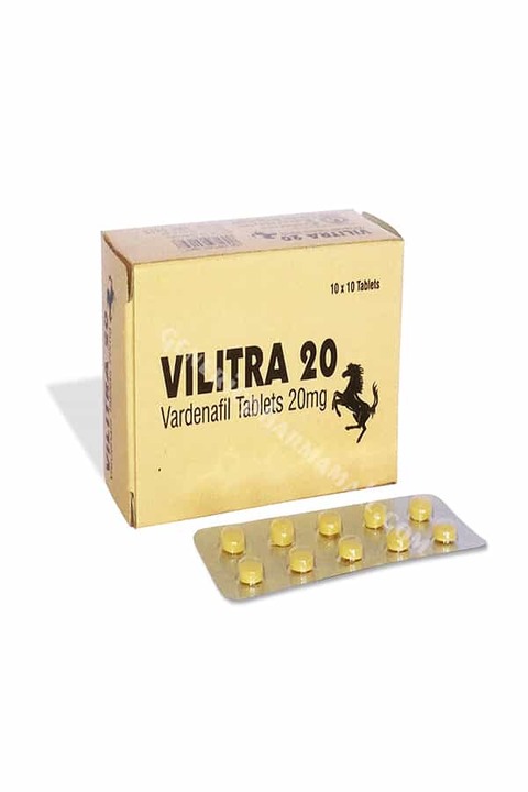 Vilitra 20 mg : Vardenafil 20 mg salt | Dosage | Price | Uses | Side Effects