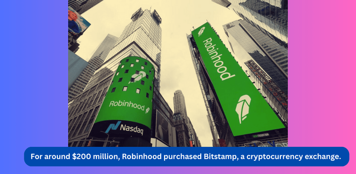 Robinhood Expands Crypto Horizons: Acquiring Bitstamp for $200 Million