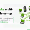 Procedure To Host Company Data In Multi-User Mode In QuickBooks.