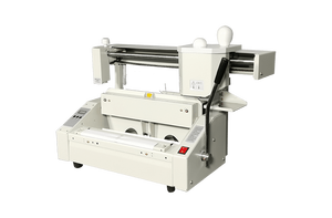 General binding machines are roughly divided into two steps to bind