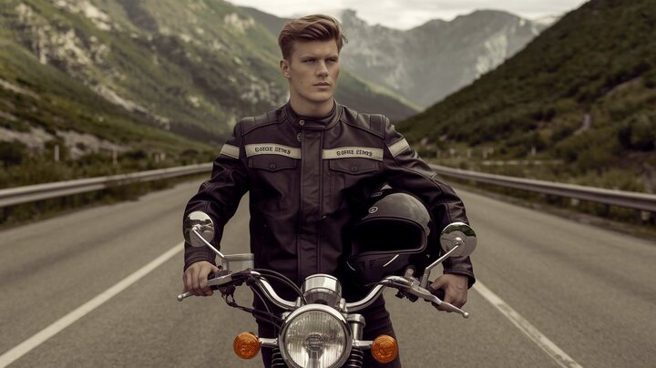 Nomad Motorcycle Leather Jacket in USA