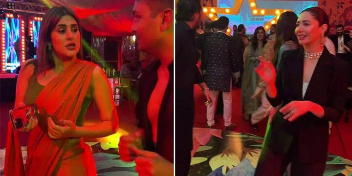 Glamour Unleashed: Mahira Khan and Kubra Khan Set the Dance Floor on Fire with Mesmerizing Performances at Shazi's Wedding