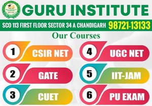 ONLINE OFFLINE COACHING FOR CSIR PHYSICAL SCIENCE IN GURU INSTITUTE CHANDIGARH