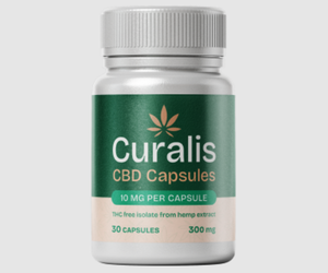 Curalis CBD Capsules f\u00fcr nat\u00fcrliche Schmerz- und Stresslinderung