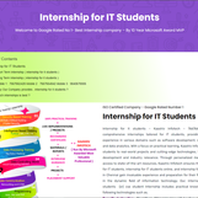 internship for it students