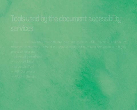 Document Accessibility Services