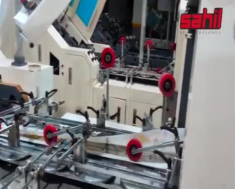 Fully Automatic Flat Bottom Paper Bag Making Machine With Handl