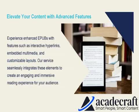 Enhanced epub conversion services