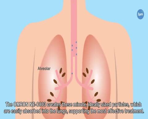 OMRON Compressor Nebulizer NE-C803: Optimal Respiratory Treatmet