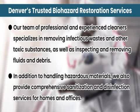 Biohazard Cleanup Denver