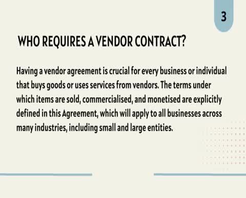 How Can We Create A Vendor Agreement Contract Online?